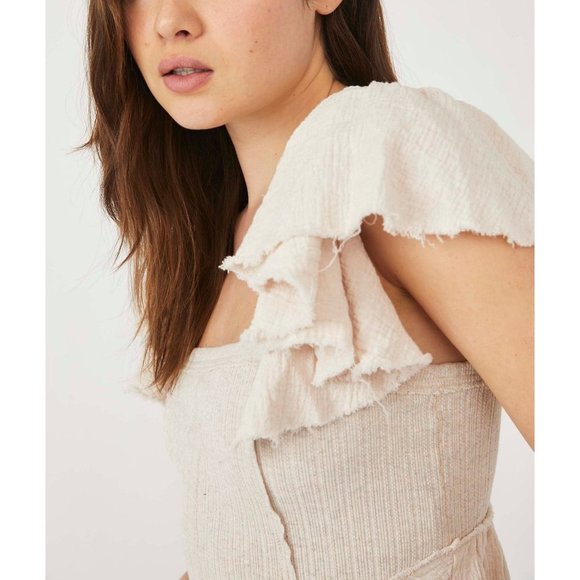 🎉LAST CHANCE🎉 NWT Free People Day Dreaming Top / Oatmeal - Picture 4 of 6